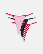 Be My Juicy Valentine Thong Multipack - Juicy Couture Scandinavia