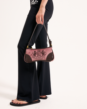 Daydreamer Crest Embroidered Shoulder bag Powder Pink - Juicy Couture Scandinavia