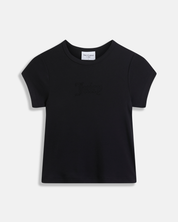 Baby Capped Sleeved T-Shirt Black