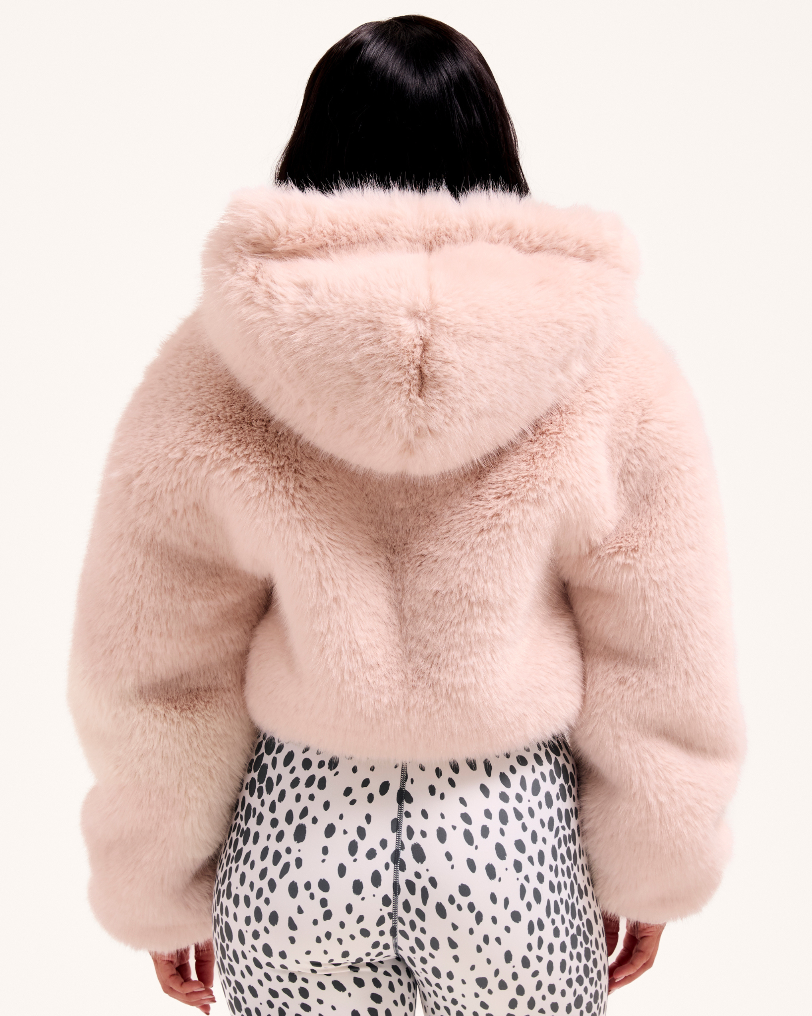 Hadi Faux Fur Jacket Sugar Swizzle