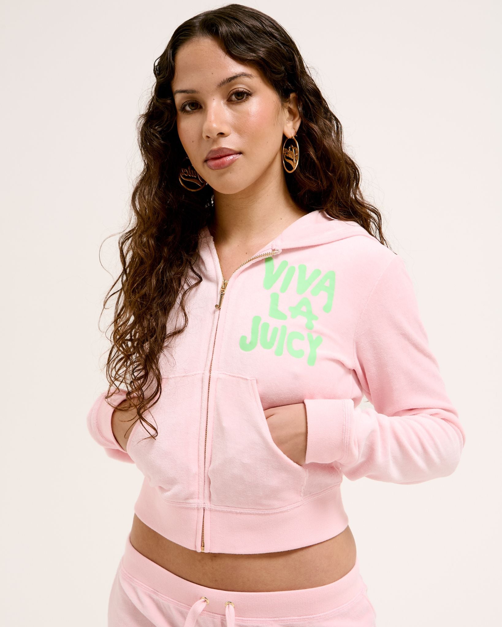 Viva La Juicy Robin Hoodie Juicy Pink - Juicy Couture Scandinavia