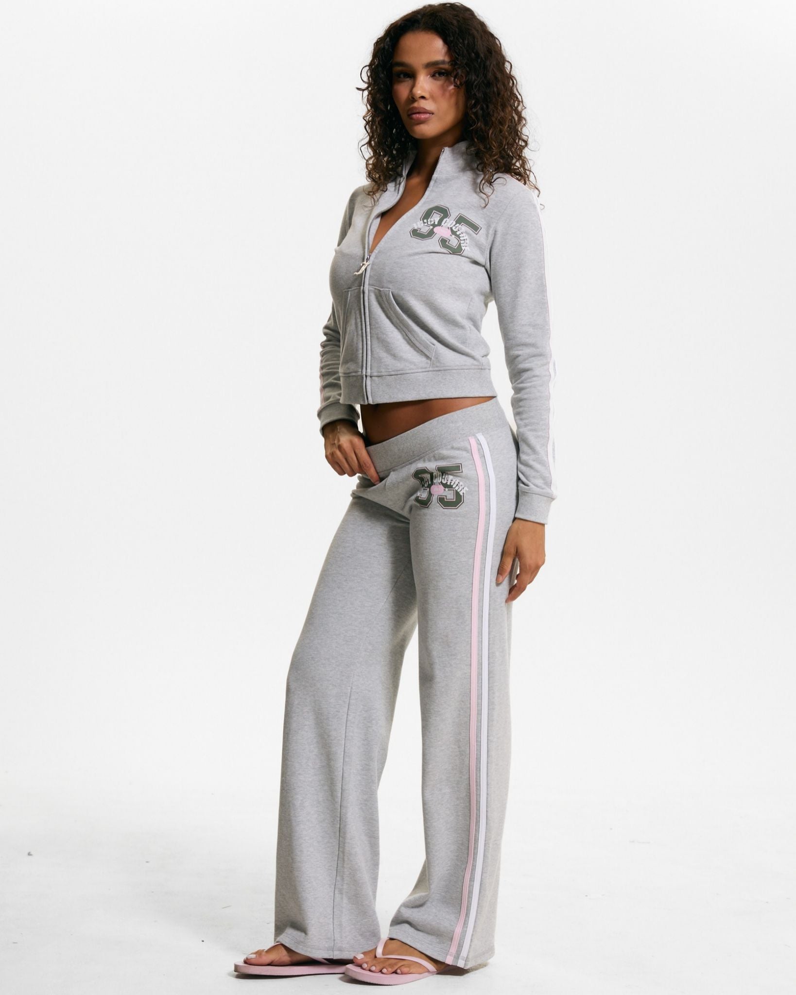 Juicy Sport 95 Trackpants Silver Marl - Juicy Couture Scandinavia