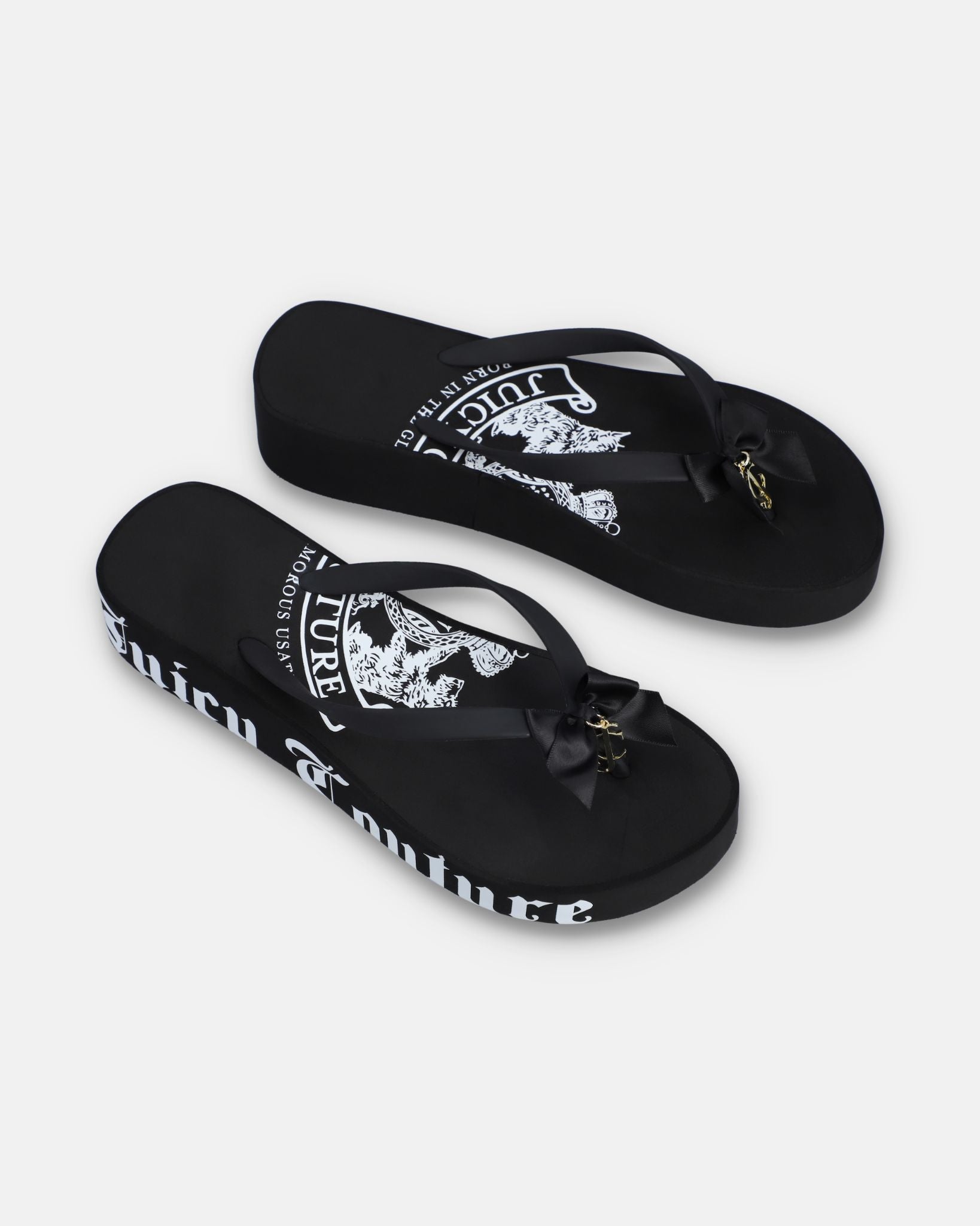 Eva Heritage Wedge Slide Black - Juicy Couture Scandinavia