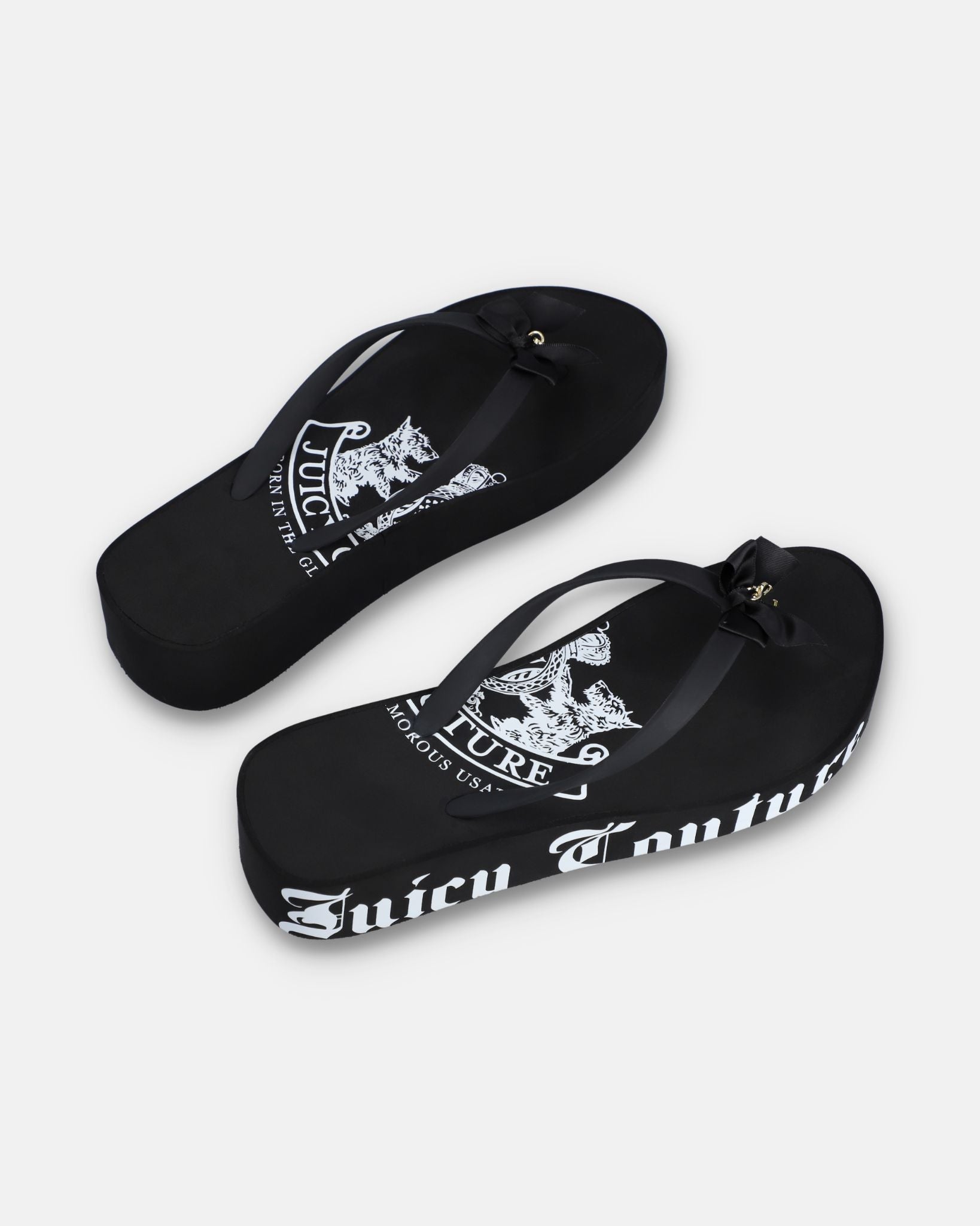 Eva Heritage Wedge Slide Black - Juicy Couture Scandinavia