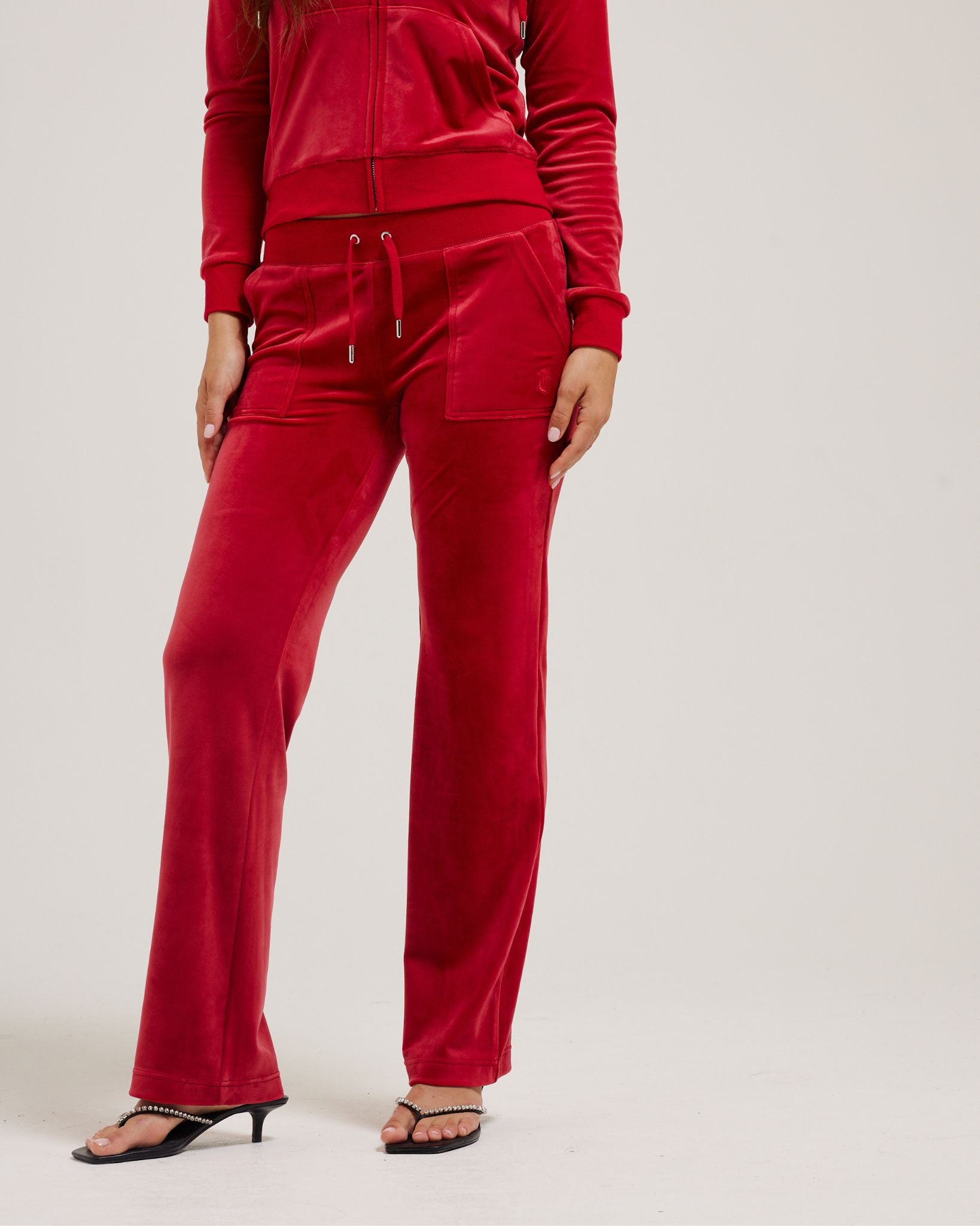 Classic Velour Del Ray Pant Astor Red - Juicy Couture Scandinavia