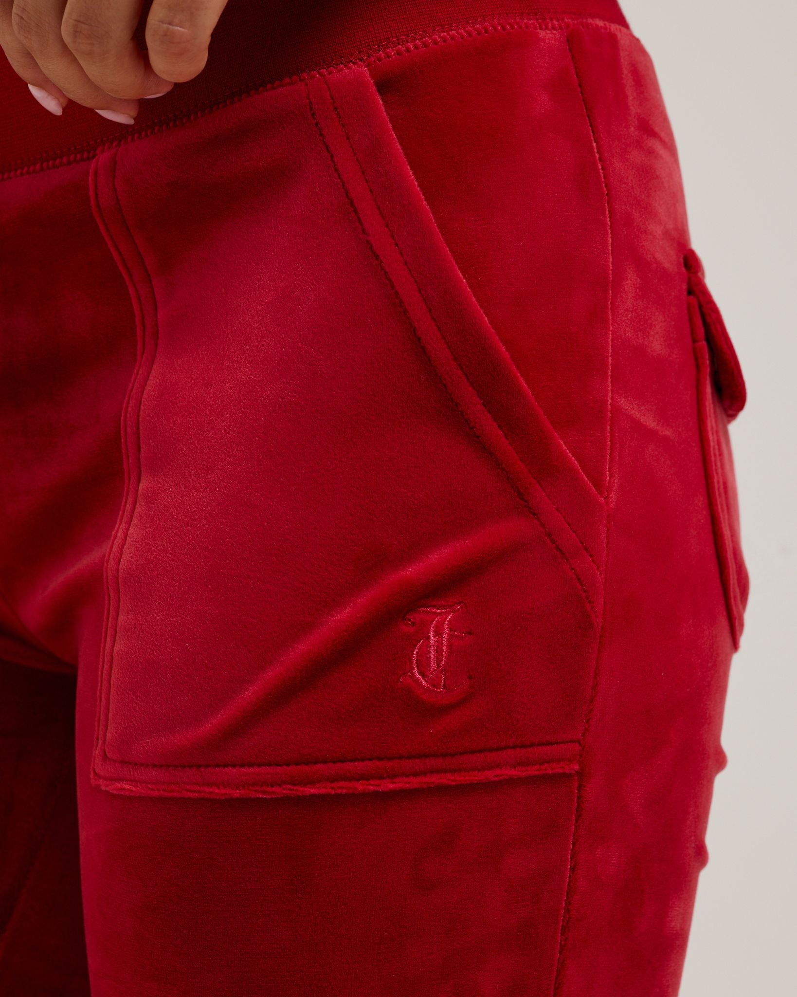 Classic Velour Del Ray Pant Astor Red