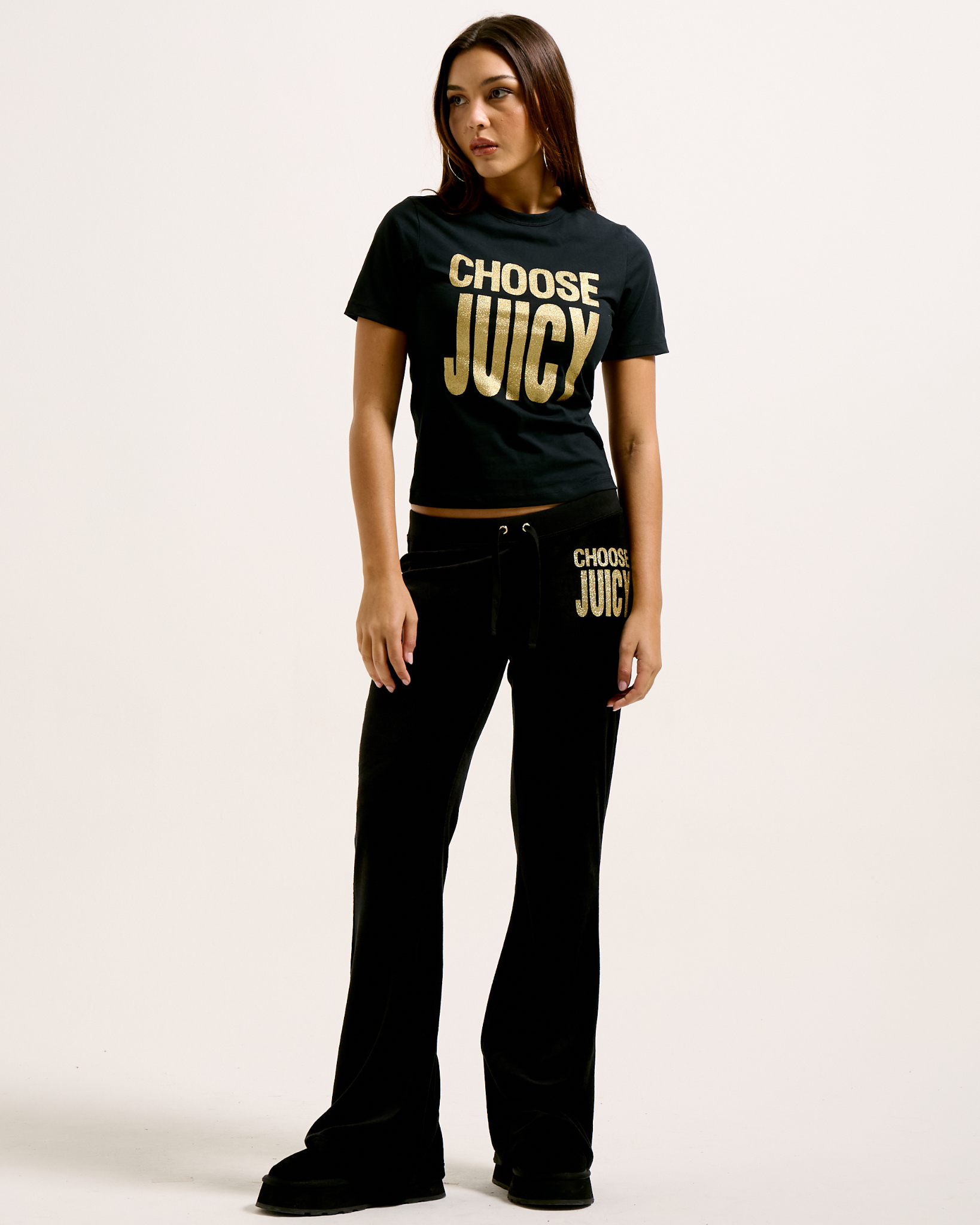 Choose Juicy Tee Black