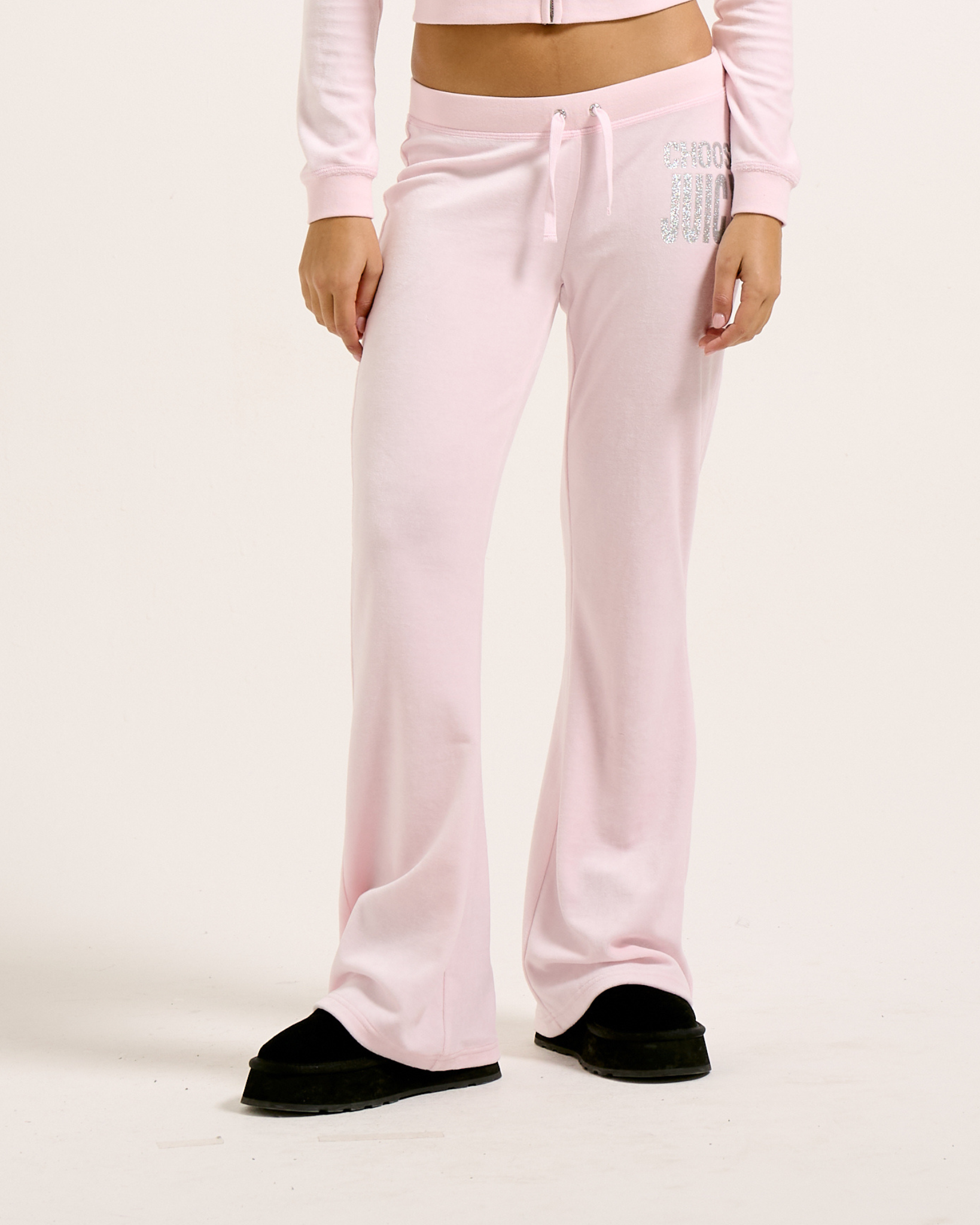 Choose Juicy Caisa Low Rise Pants Cherry Blossom