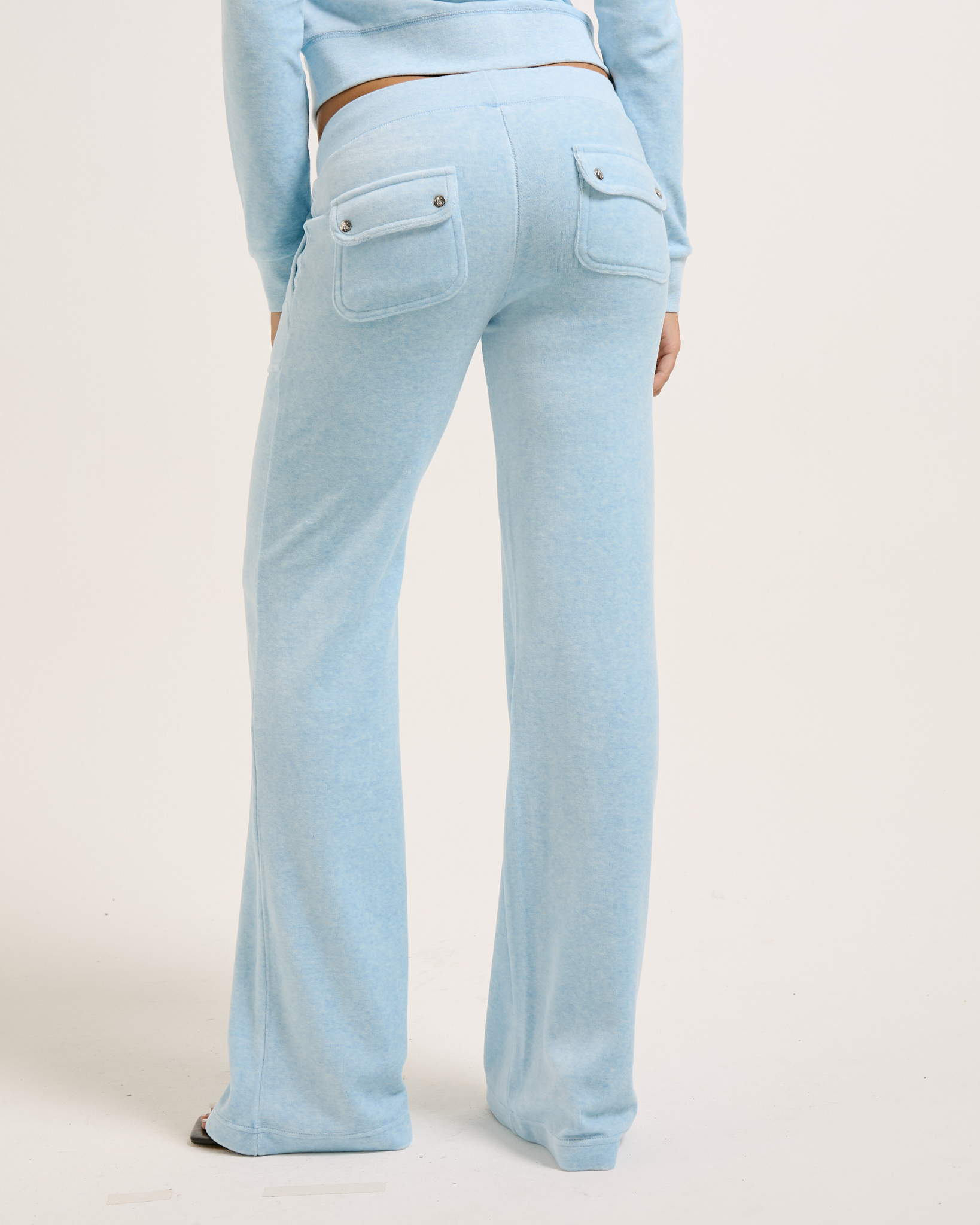 Classic Velour Layla Low Rise Powder Blue Marl