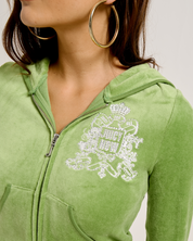 Juicy Now Robyn Hoodie Piquant Green