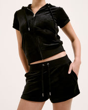 Chadwick short sleeve hoodie Black - Juicy Couture Scandinavia