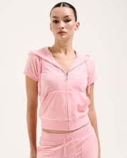 Chadwick short sleeve hoodie Juicy Pink - Juicy Couture Scandinavia