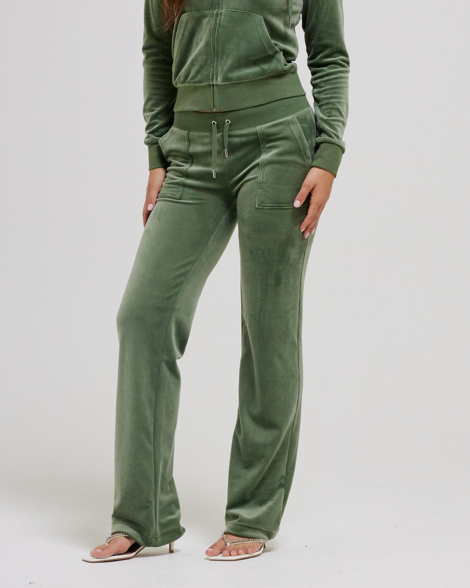 希少 黒入荷！ Juicy Java Pant Ray Del Velour Classic Couture ルームウェア・パジャマ