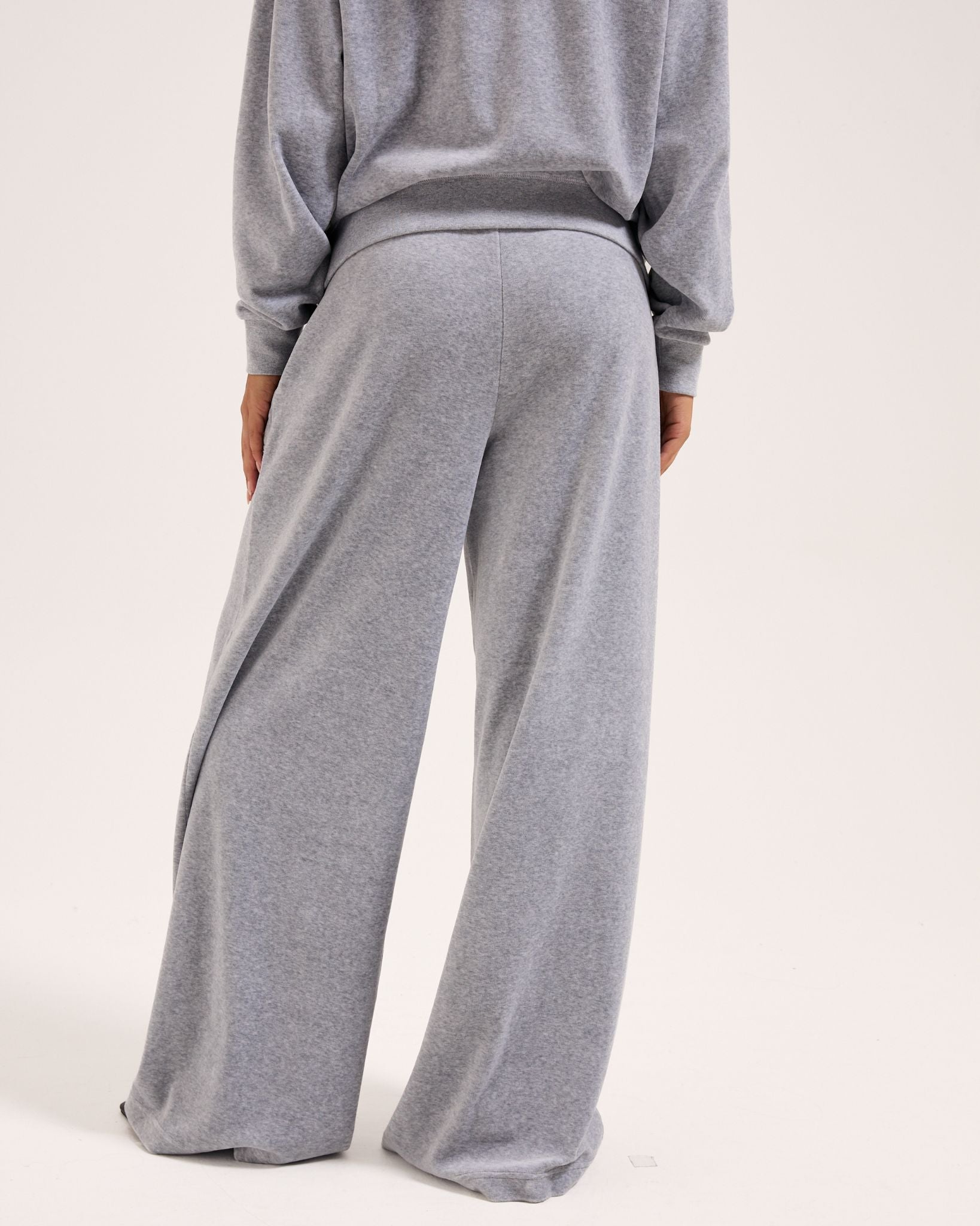 Juicy Couture Yuka Wide Leg Trackpant Silver Marl - Juicy Couture Scandinavia