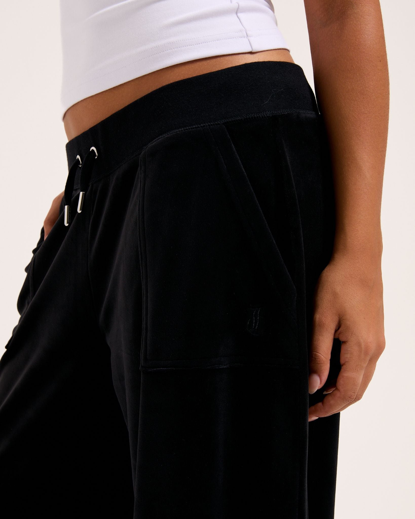 Juicy Couture Yuka Wide Leg Trackpant Black - Juicy Couture Scandinavia