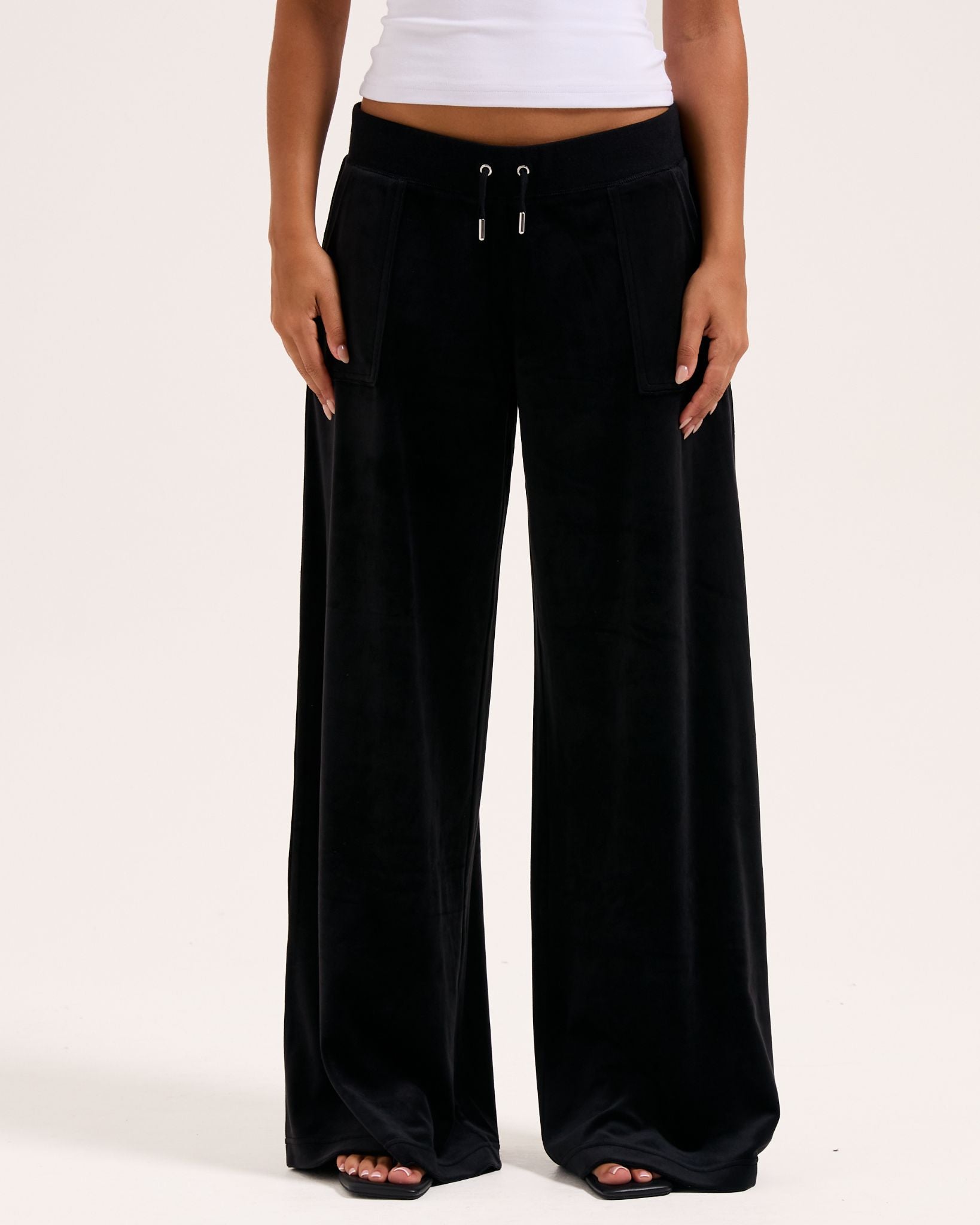 Juicy Couture Yuka Wide Leg Trackpant Black - Juicy Couture Scandinavia