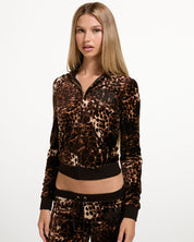 Puff Sleve Robyn Hoodie Abstract Animal
