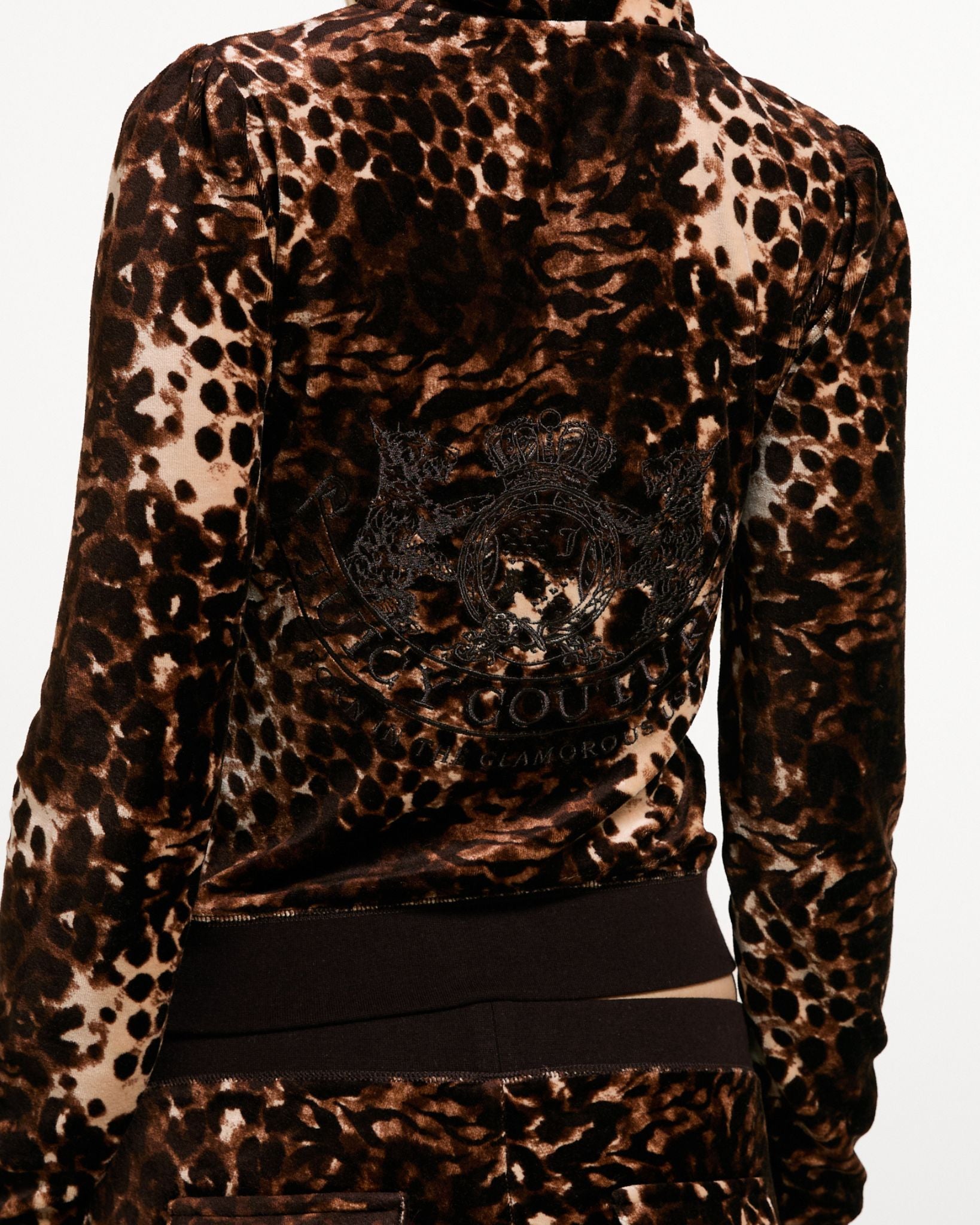 Puff Sleve Robyn Hoodie Abstract Animal