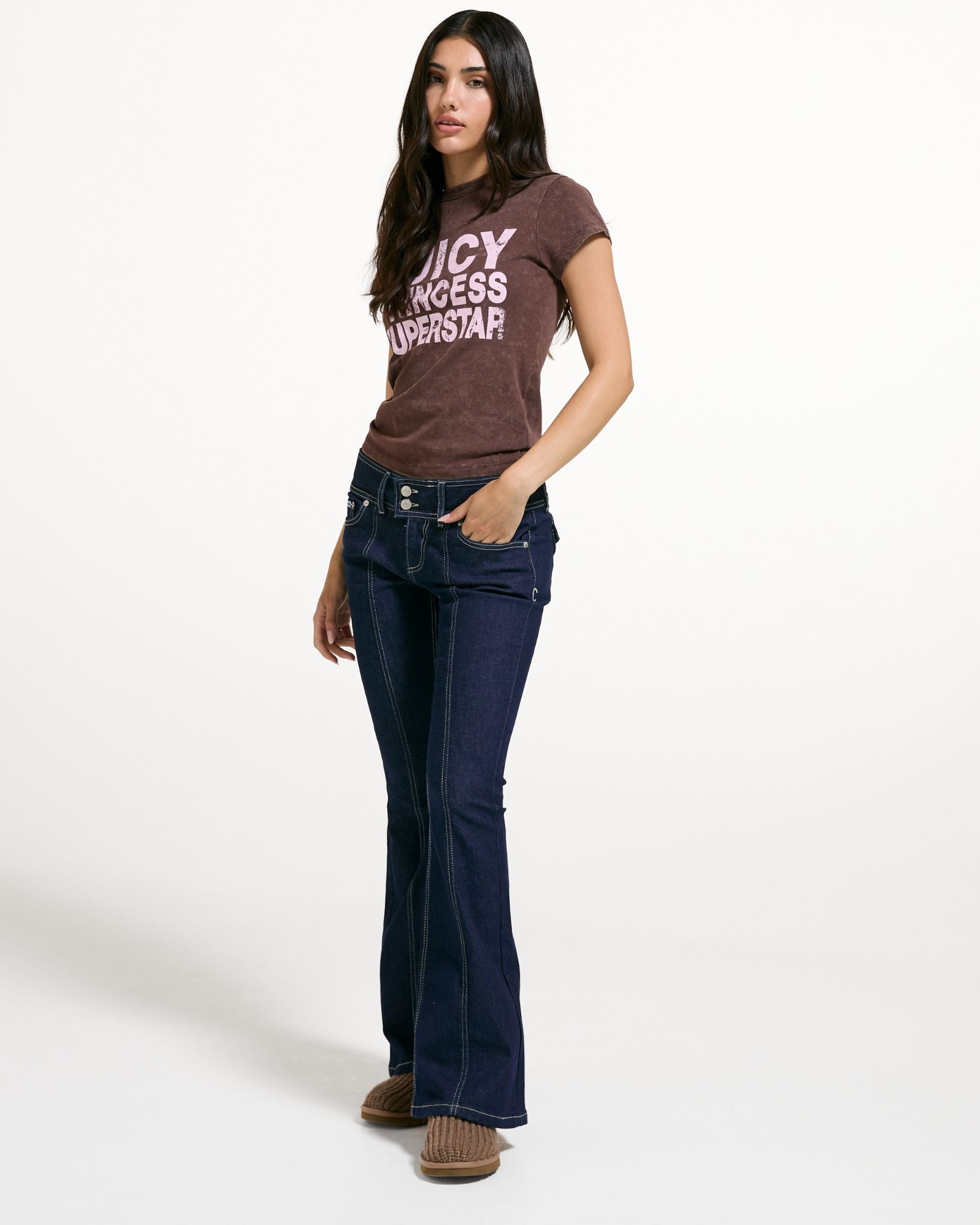 Juicy Princess Hilton T-Shirt Java