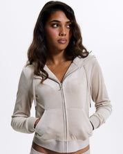 Classic Velour Robertson Zip Hoodie String