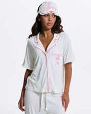 Juicy Crown Frill Pyjama Set Marshmallow