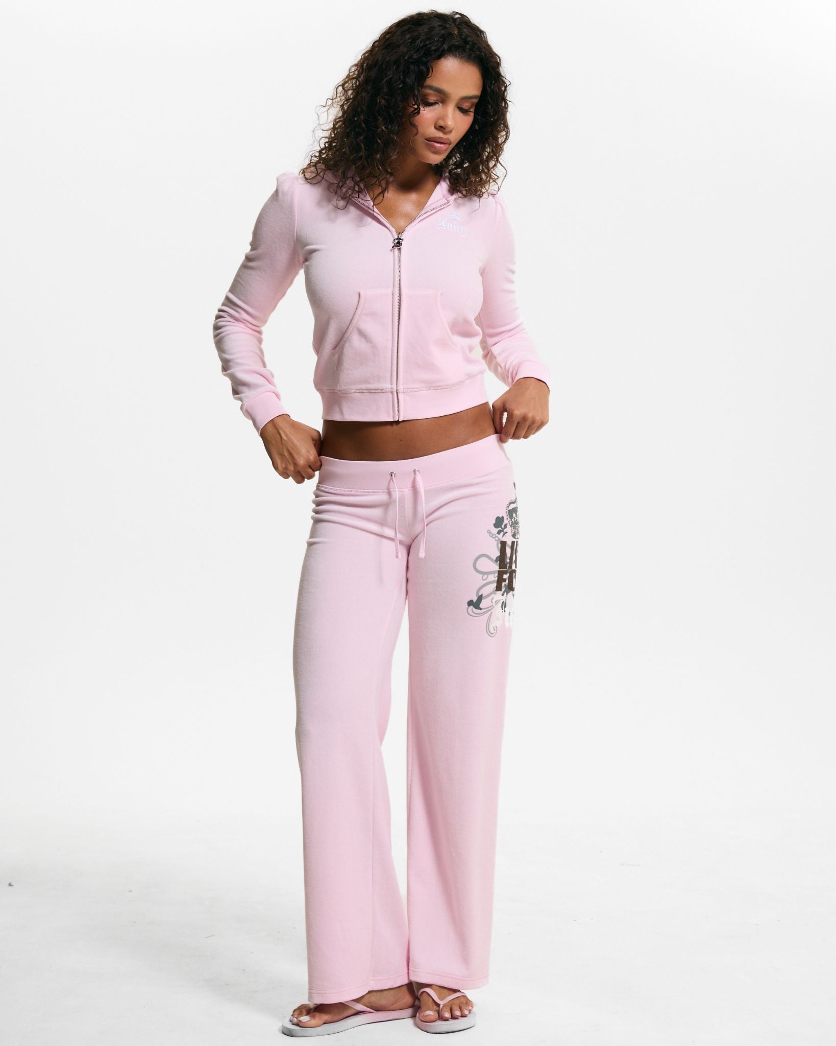 Live for Juicy Og Traight Trackpant Cherry Blossom