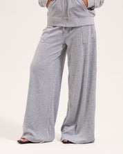 Juicy Couture Yuka Wide Leg Trackpant Silver Marl - Juicy Couture Scandinavia