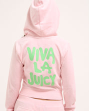 Viva La Juicy Robin Hoodie Juicy Pink - Juicy Couture Scandinavia