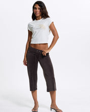Juicy Rose Foil T-shirt Marshmallow