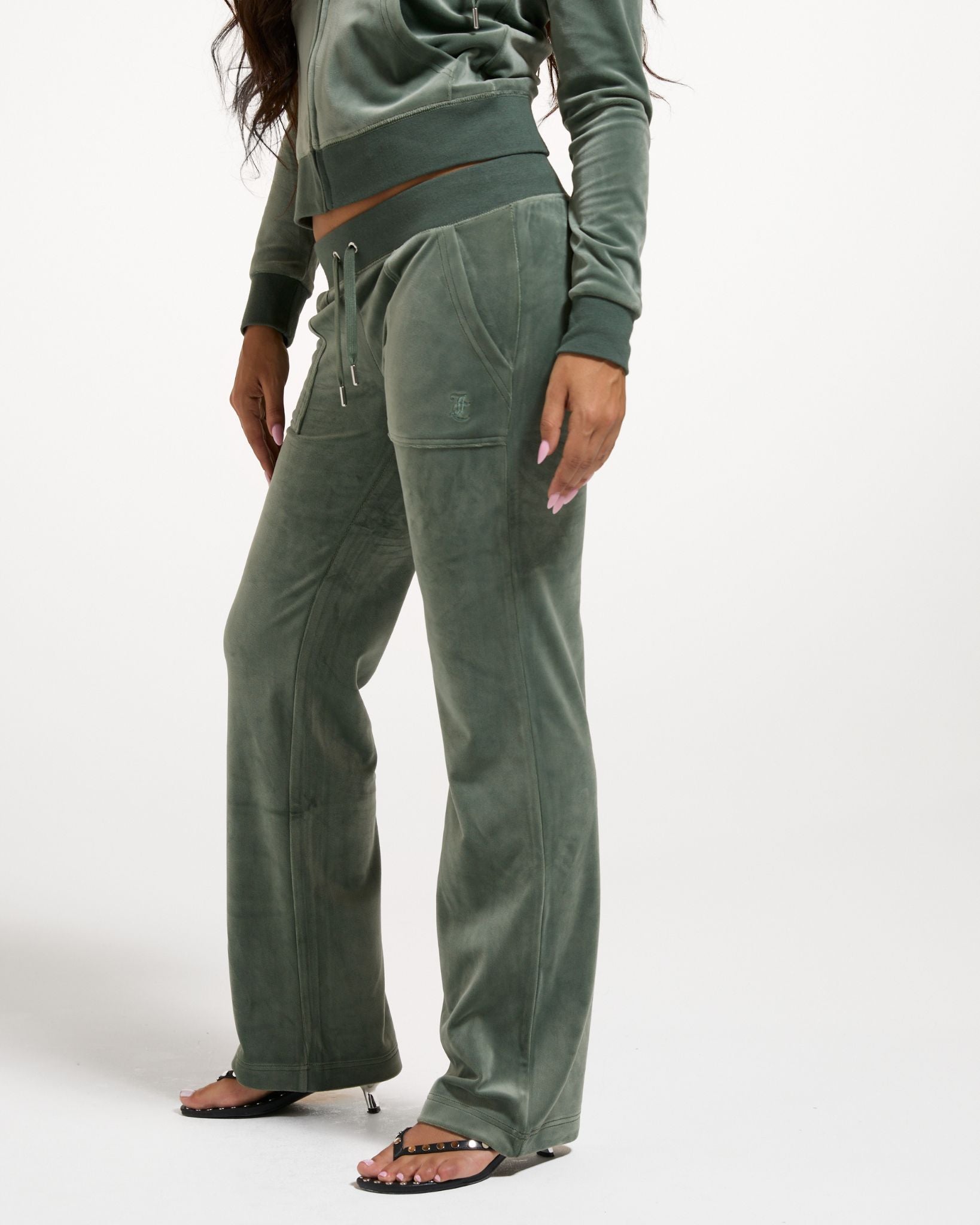 Classic Velour Del Ray Pant Thyme