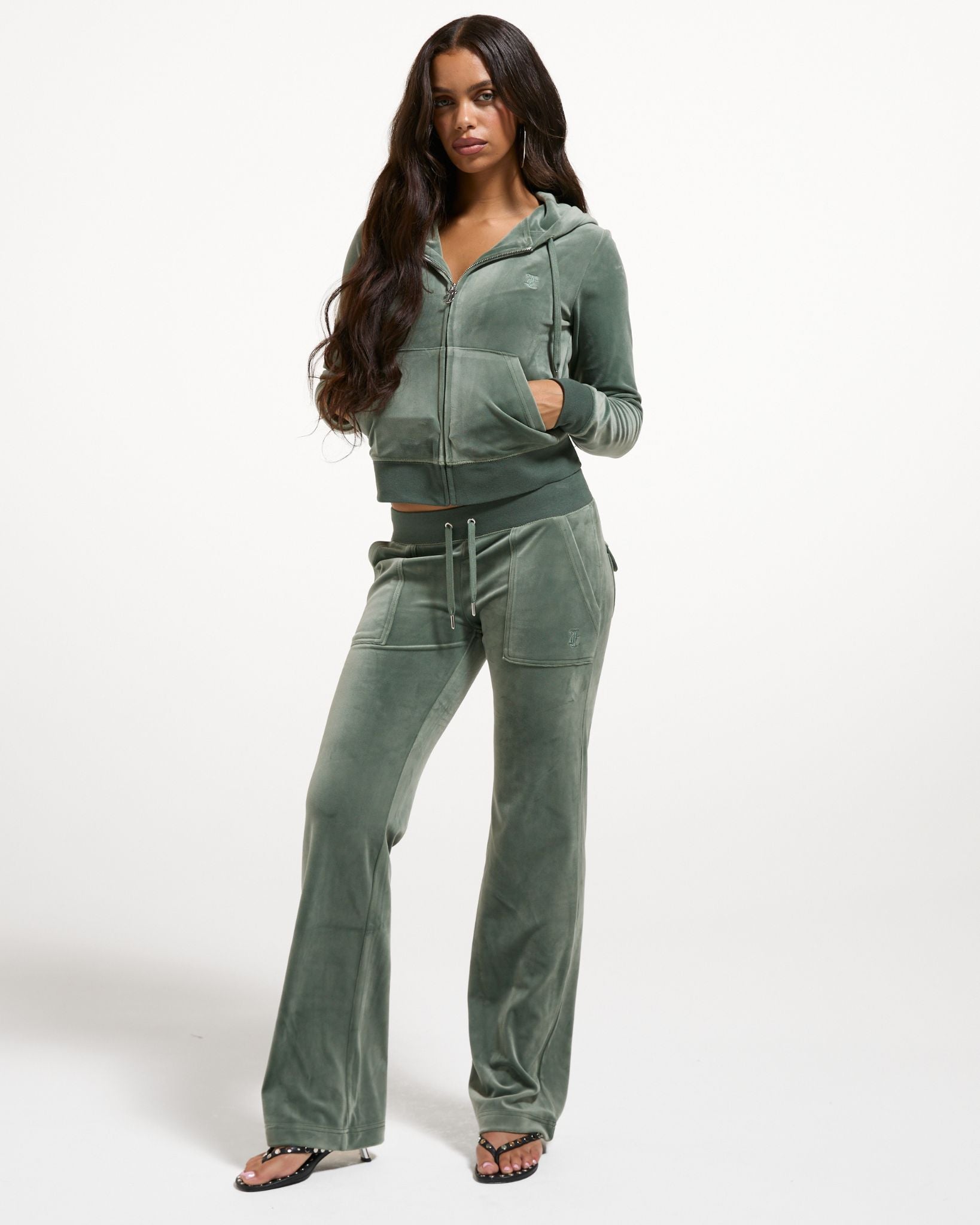 Classic Velour Del Ray Pant Thyme