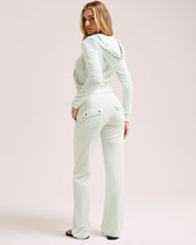 Classic Velour Del Ray Pant Morning Mist - Juicy Couture Scandinavia