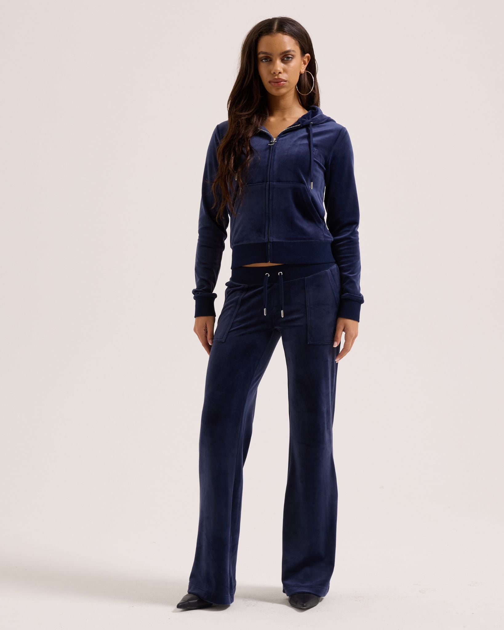 Classic Velour Layla Low Rise Pocket Flare Night Sky