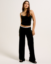 Vicky Flare Pant Black