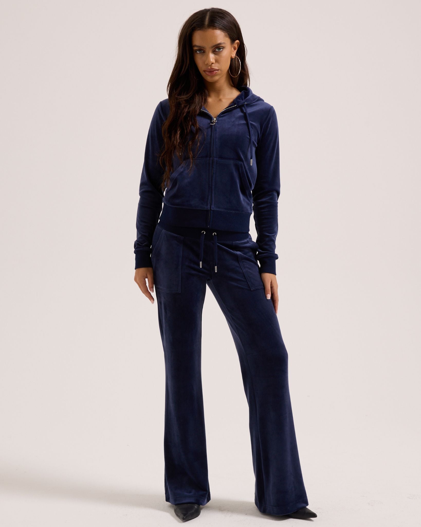 Classic Velour Layla Low Rise Pocket Flare Night Sky