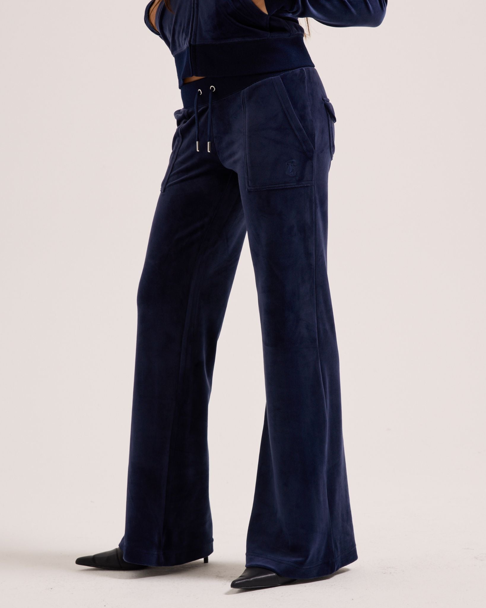 Classic Velour Layla Low Rise Pocket Flare Night Sky