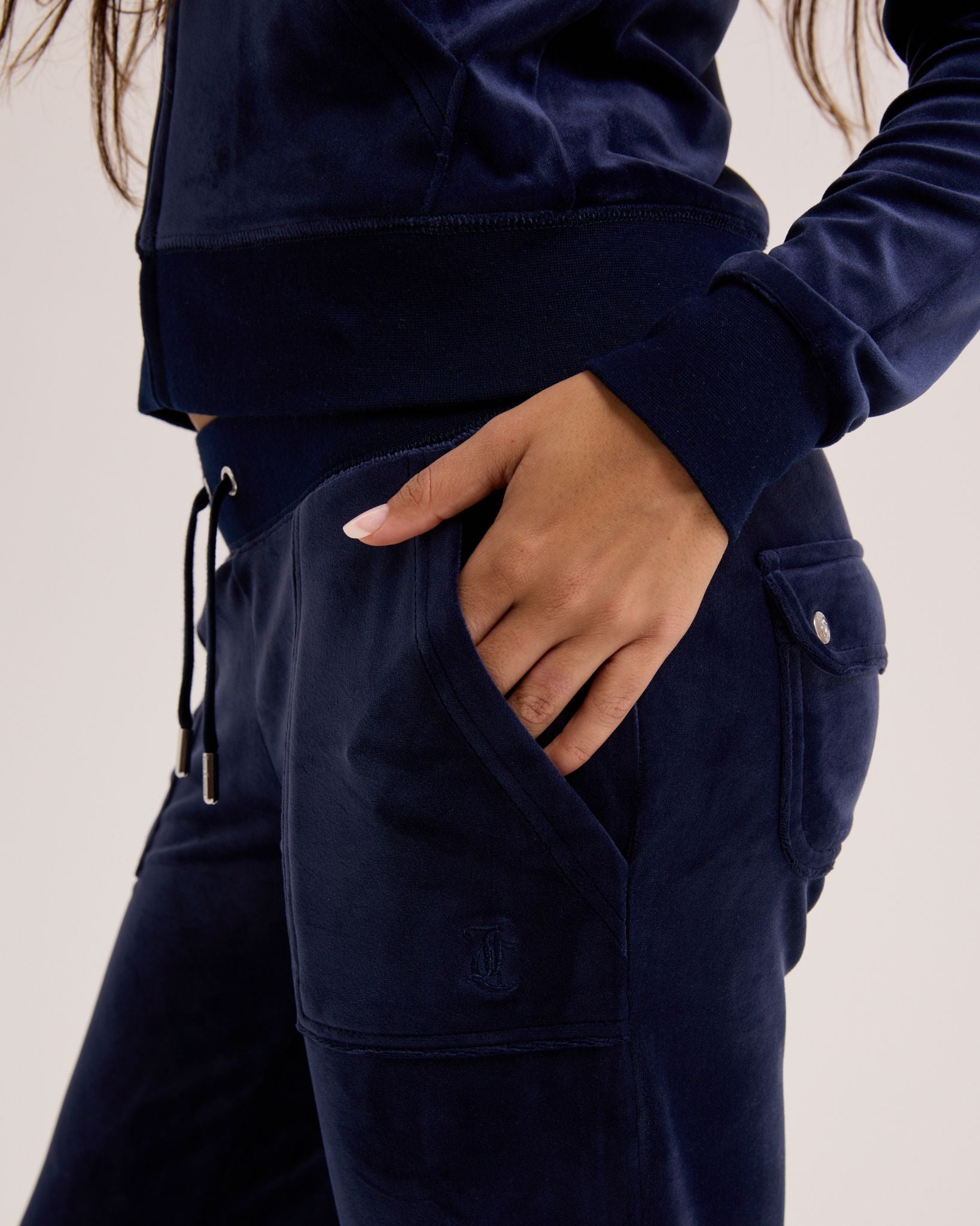 Classic Velour Layla Low Rise Pocket Flare Night Sky