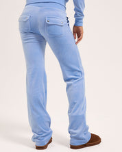 Classic Velour Del Ray Pant Della Robia Blue - Juicy Couture Scandinavia