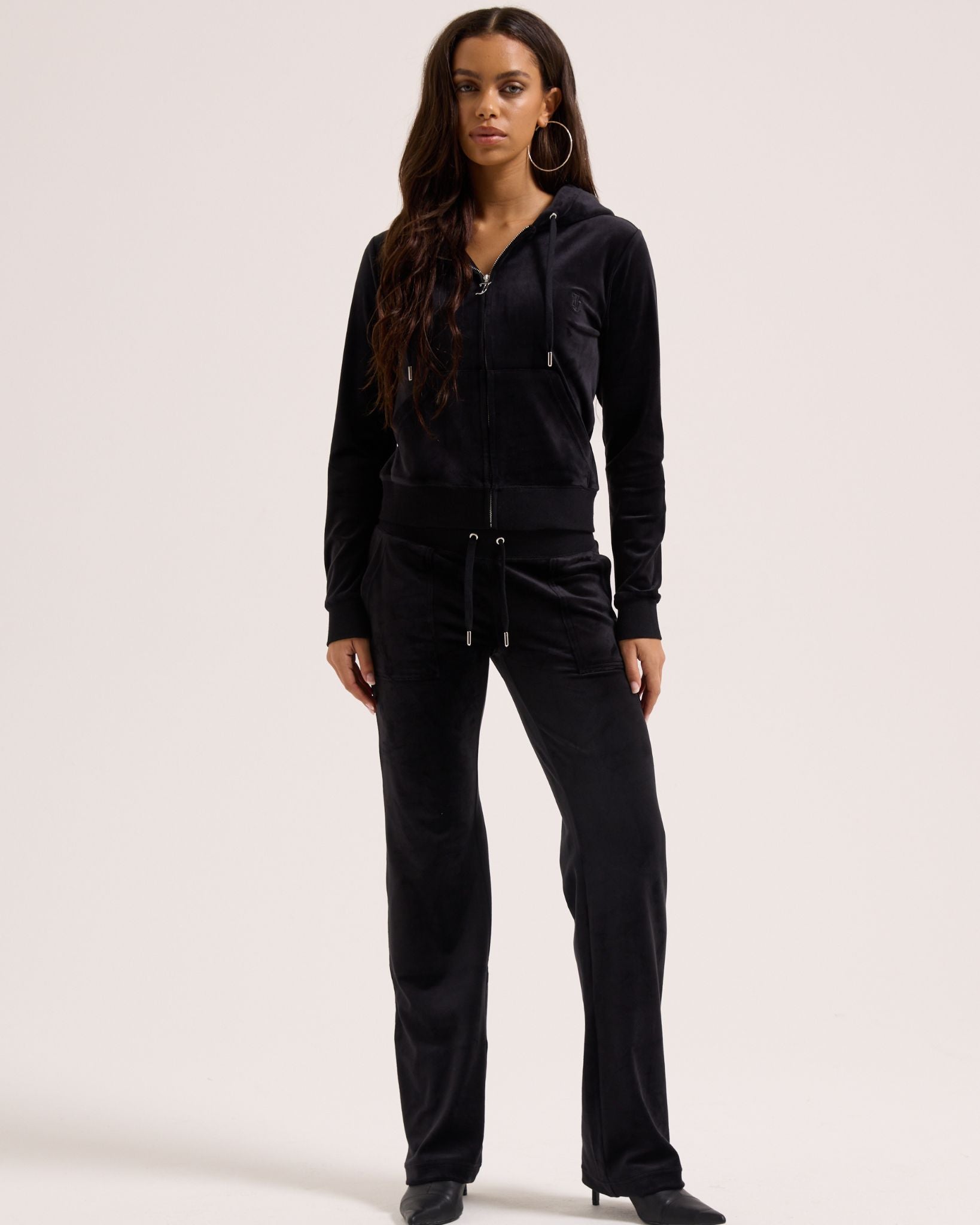 Classic Velour Del Ray Pant Black - Juicy Couture Scandinavia