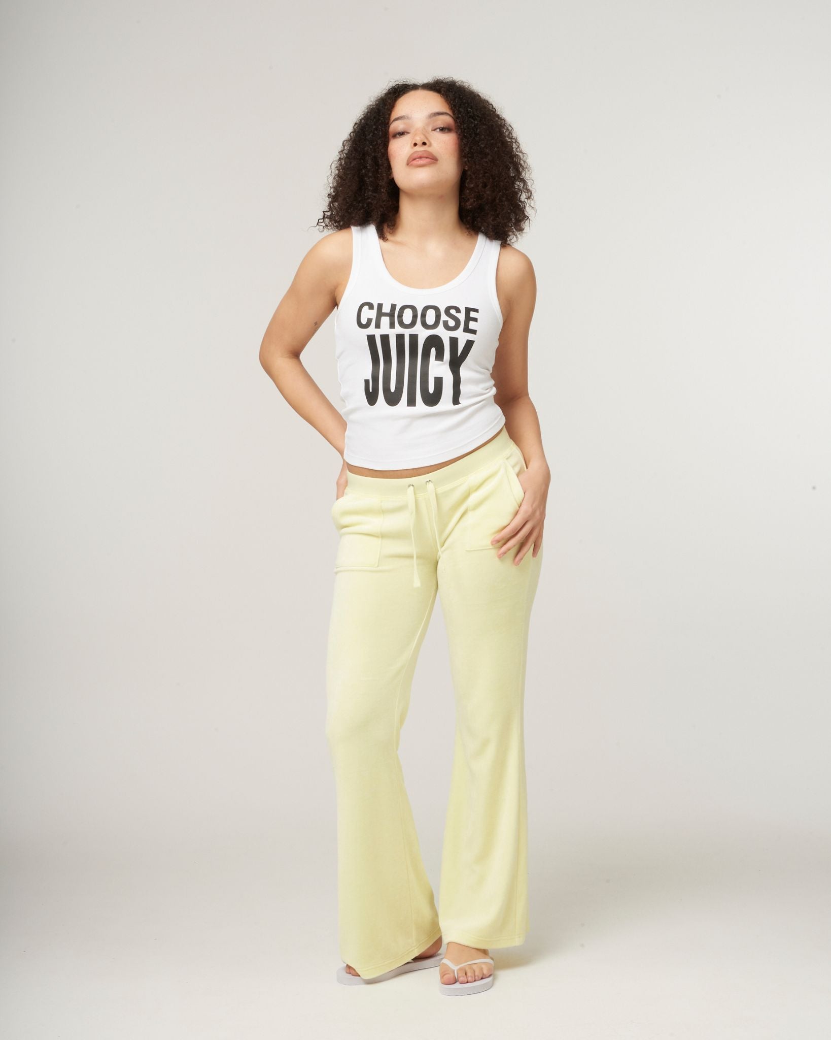 Choose Juicy Vest White