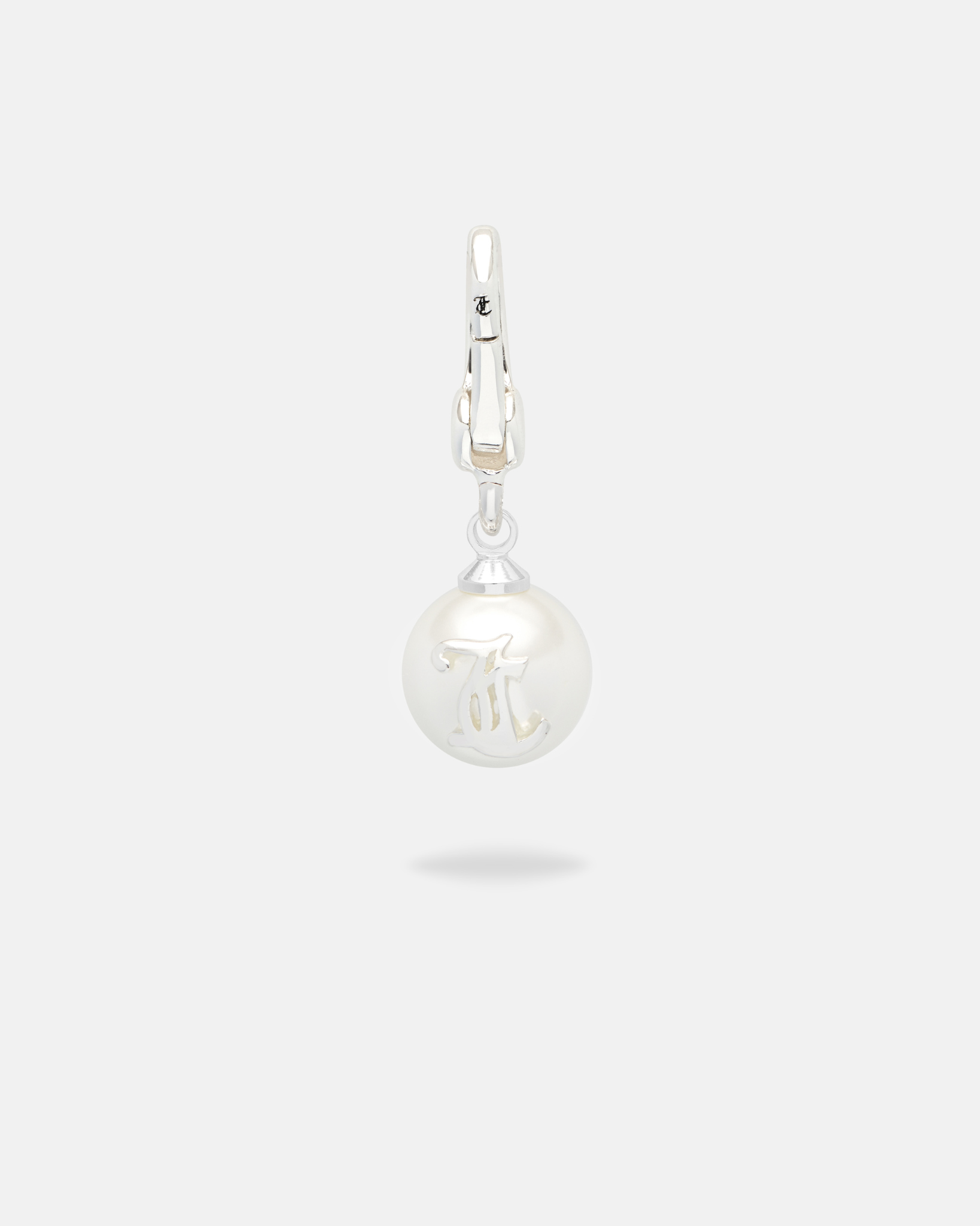 Rosaline Pearl Charm Silver and Pearl