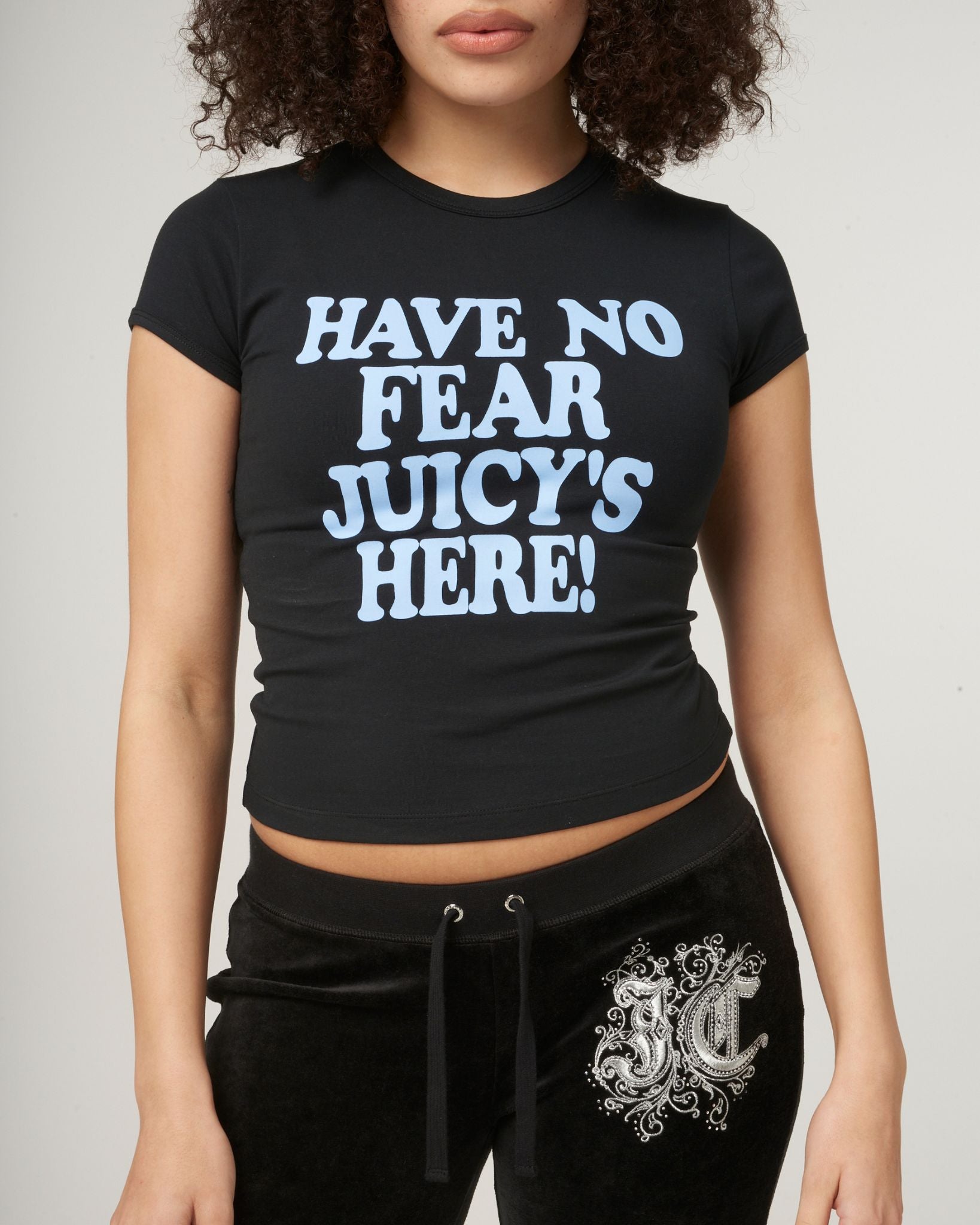 Have No Fear Baby T-shirt Black - Juicy Couture Scandinavia