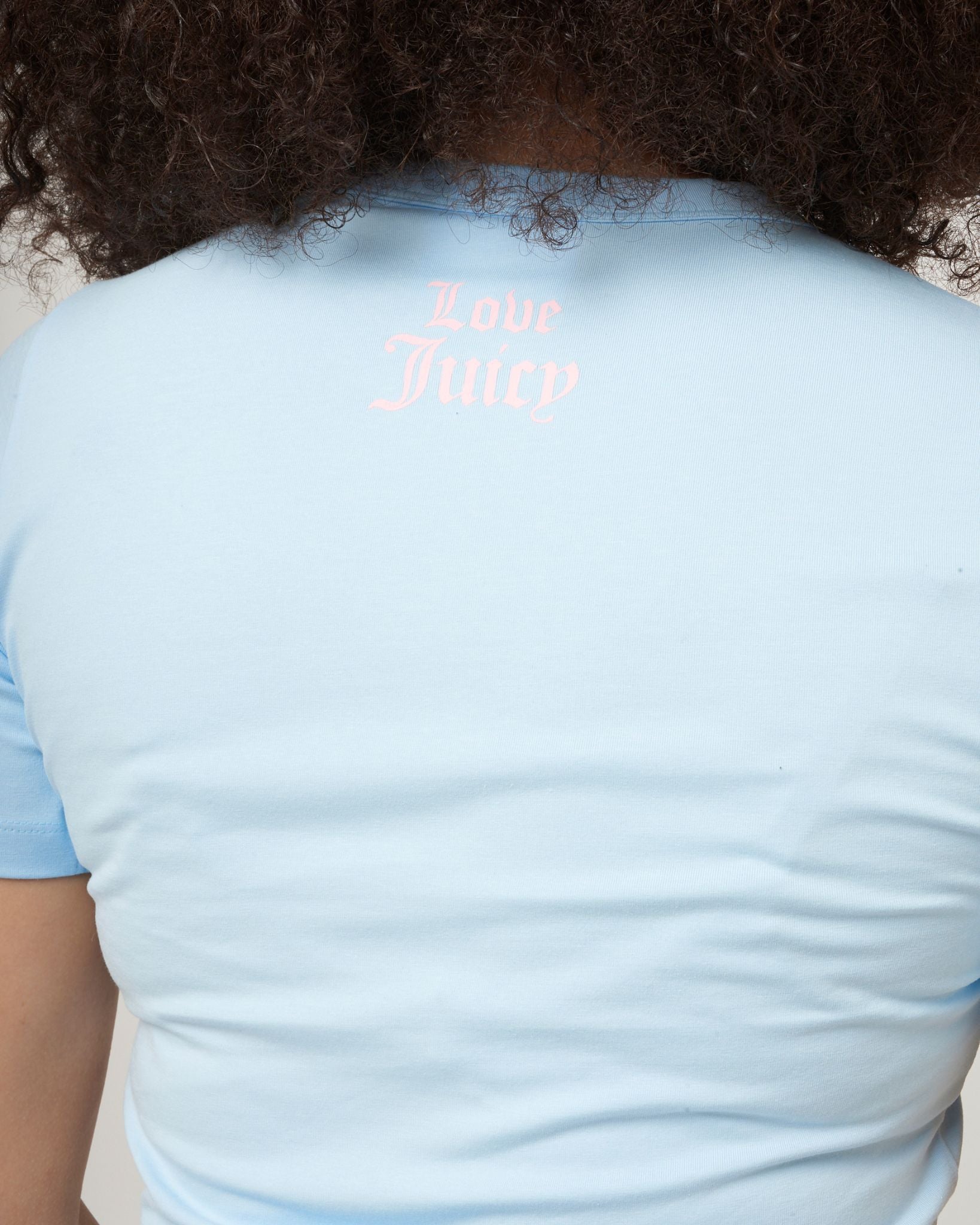 Juicy Angel Fitted T-shirt Powder Blue