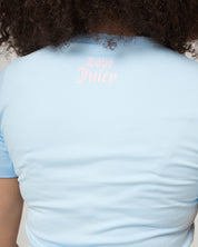 Juicy Angel Fitted T-shirt Powder Blue