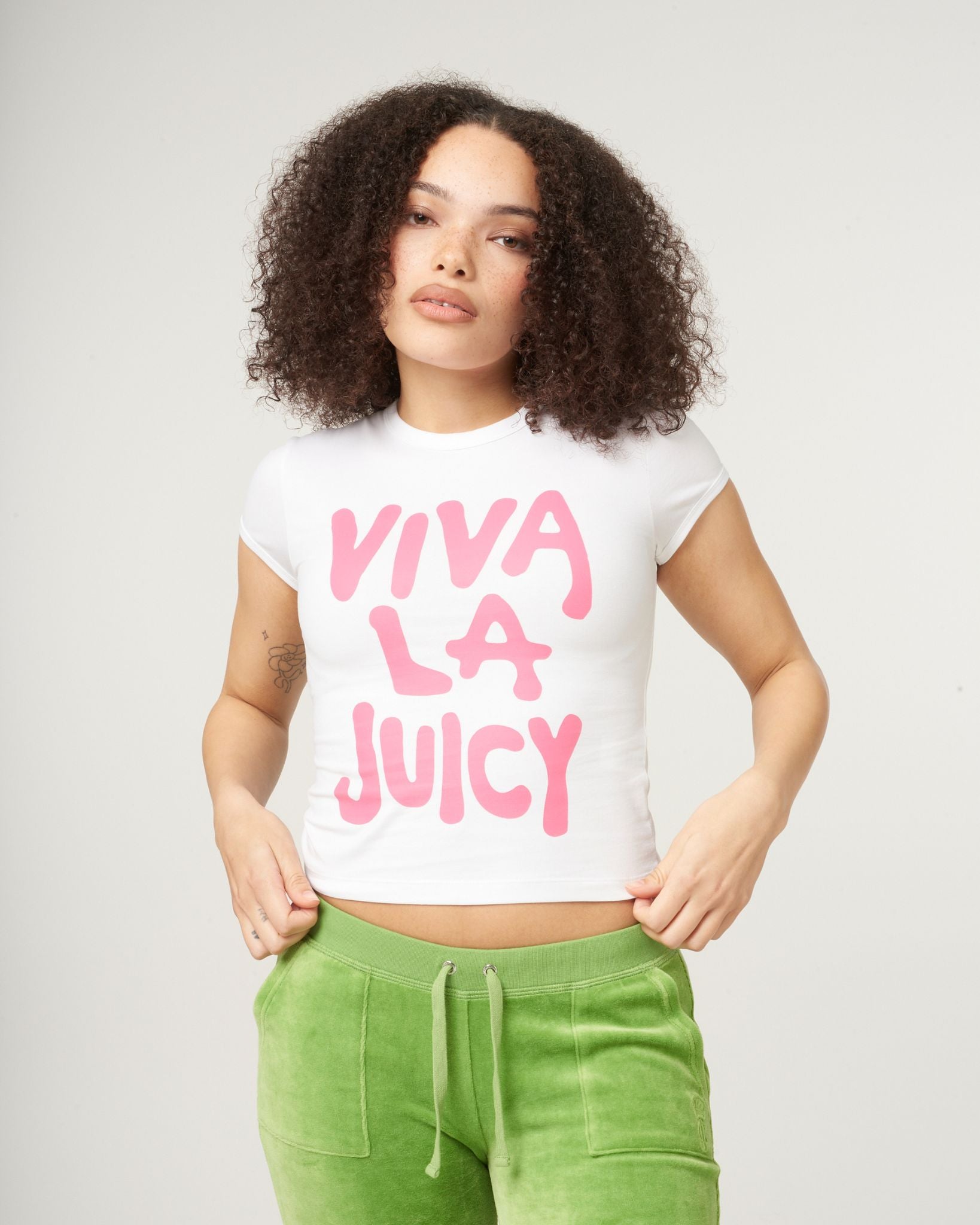 Viva La Juicy Baby T-shirt White - Juicy Couture Scandinavia