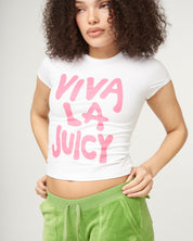 Viva La Juicy Baby T-shirt White