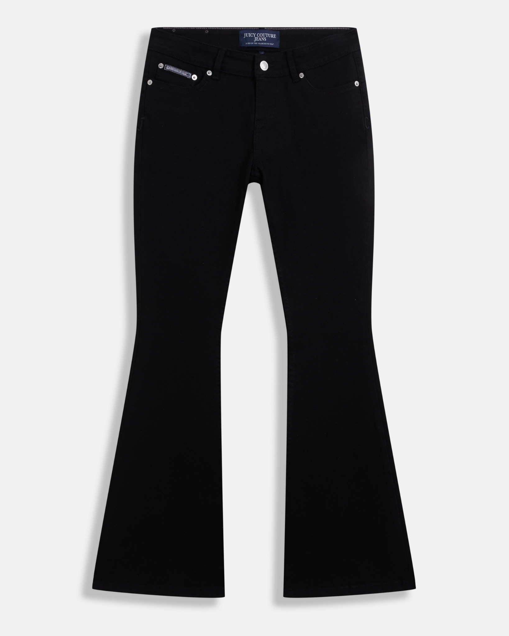 Low Rise Boot Cut Jeans Black - Juicy Couture Scandinavia