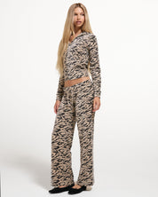 Og Straight Trackpants Washed Camo Zebra