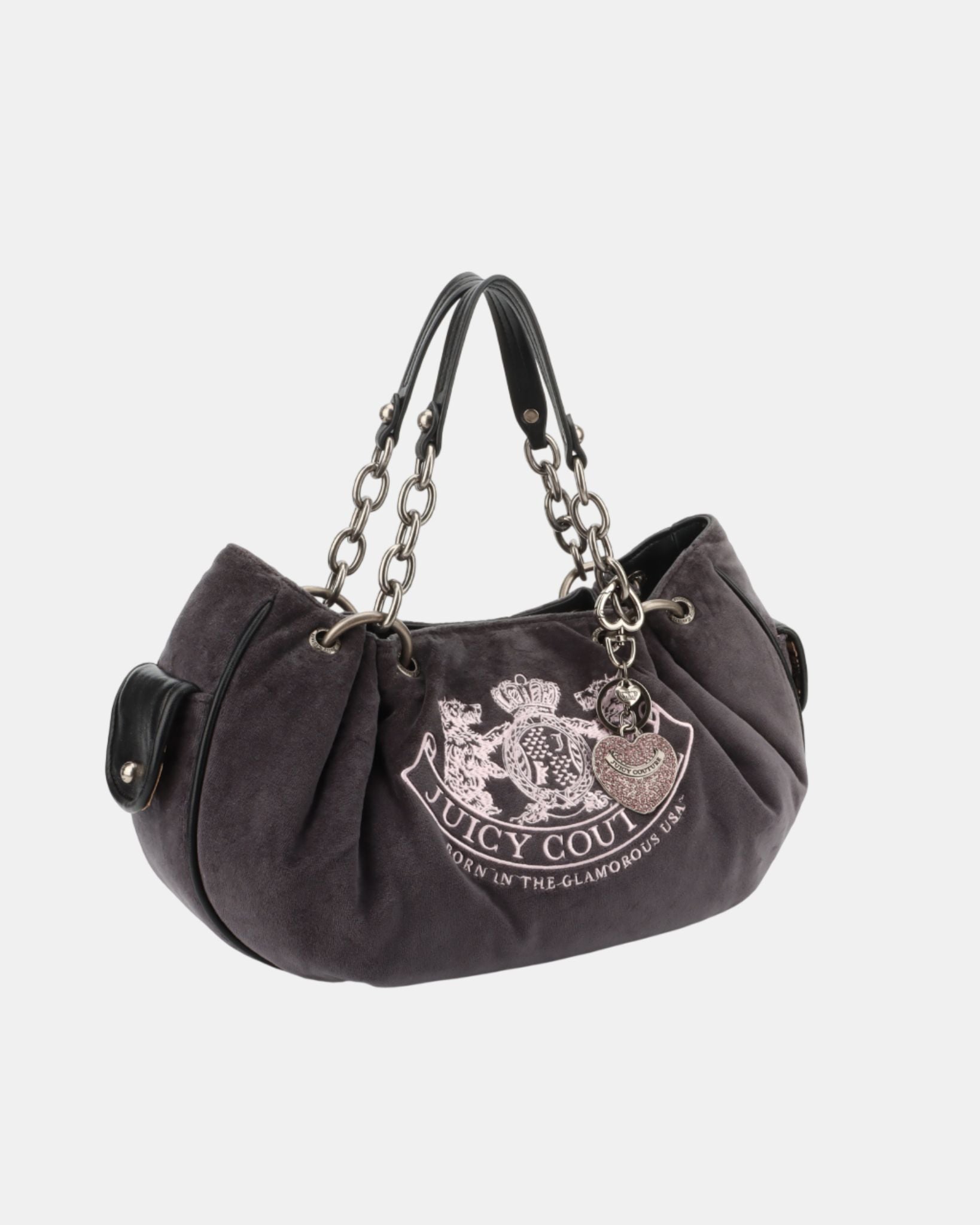 Daydreamer Doubble Handle Medium Bag in Grey - Juicy Couture Scandinavia