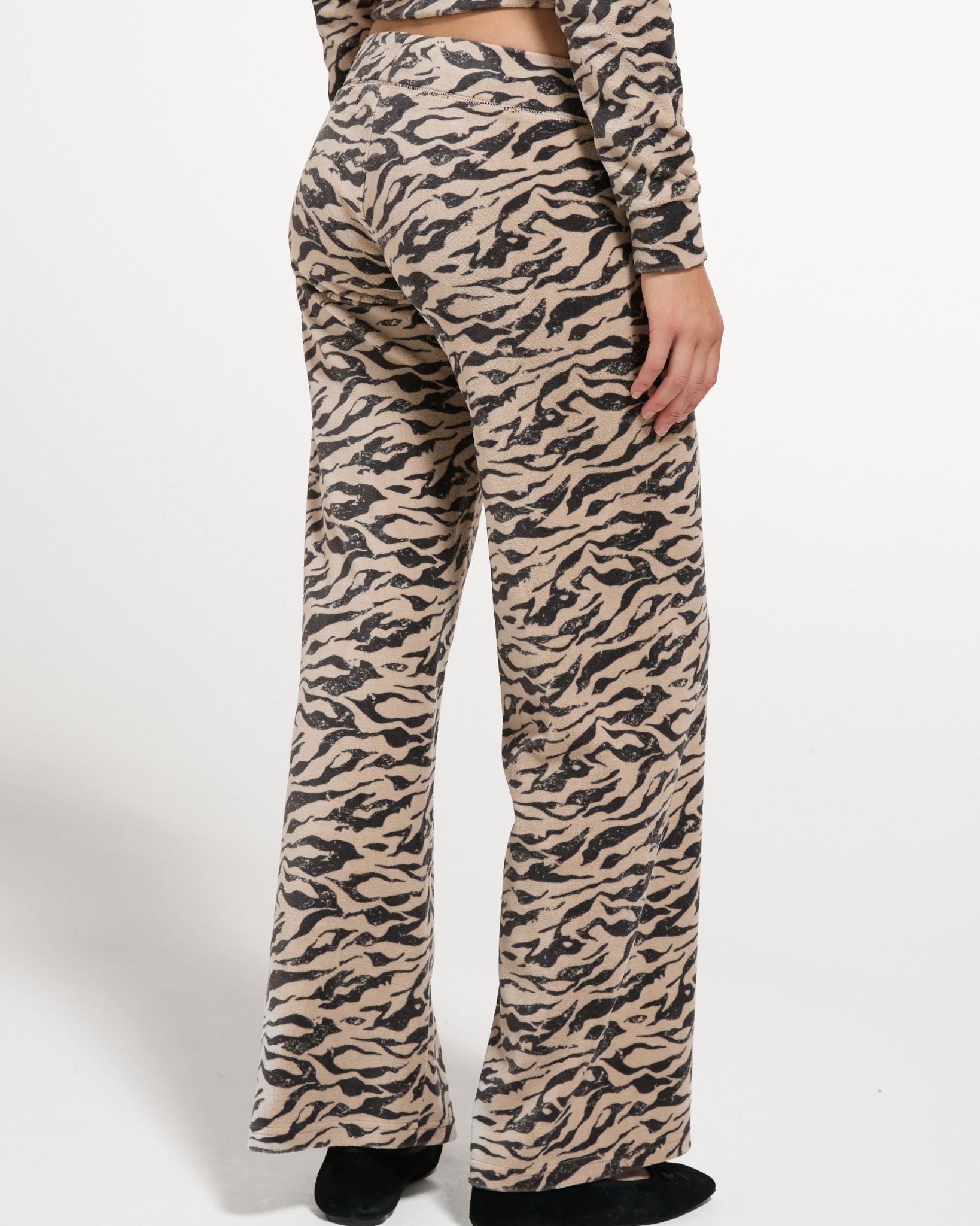 Og Straight Trackpants Washed Camo Zebra